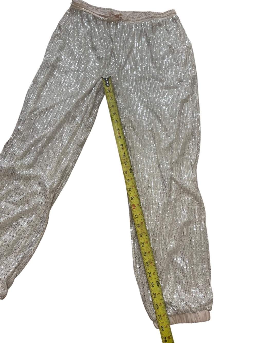 Main Strip Women's High-Waist Straight-Leg Trousers Size Large - Picture 7 of 14